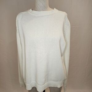 White Cotton Sweater